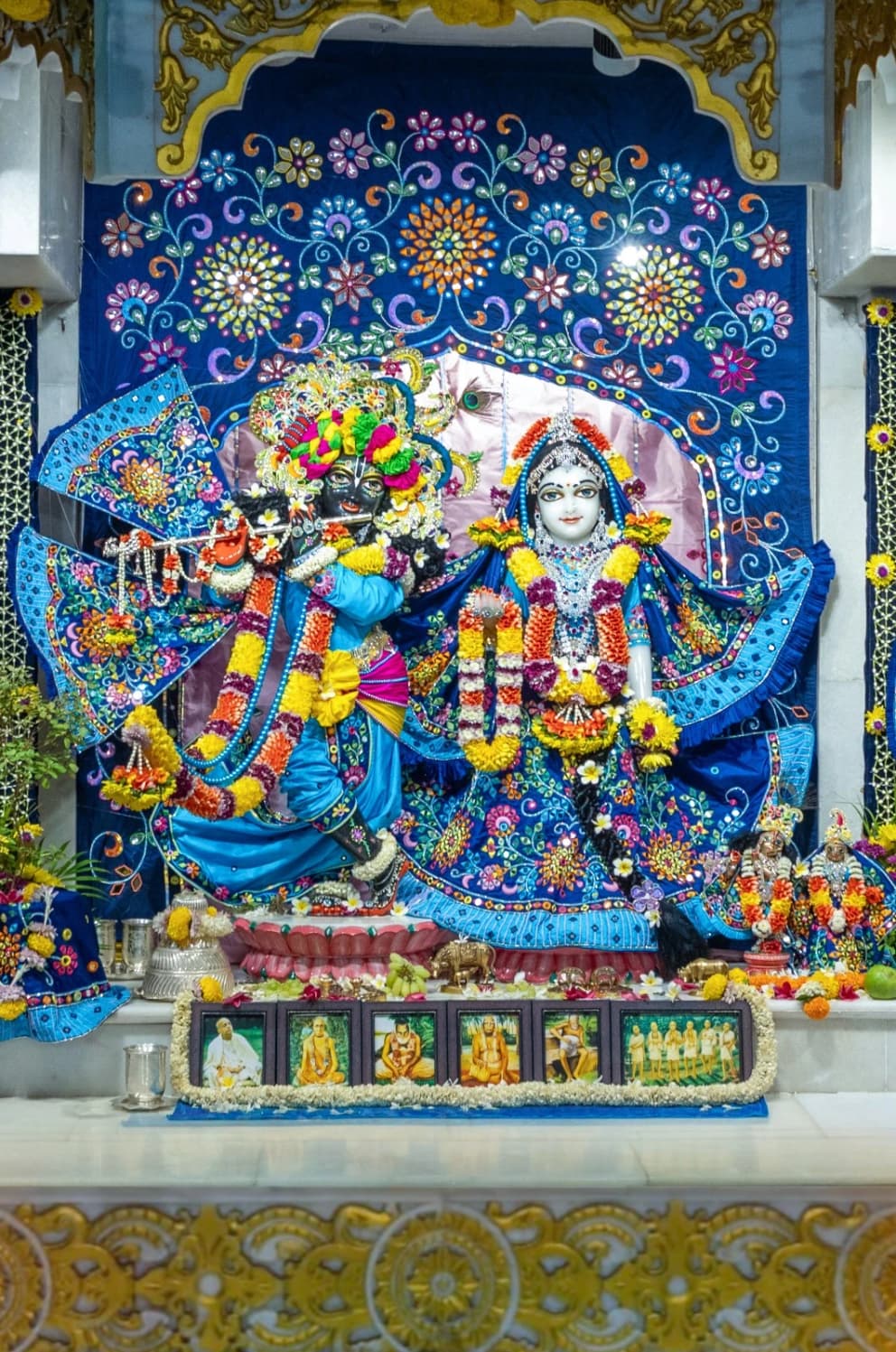 Sri Sri Radha Madhava deities at ISKCON temple